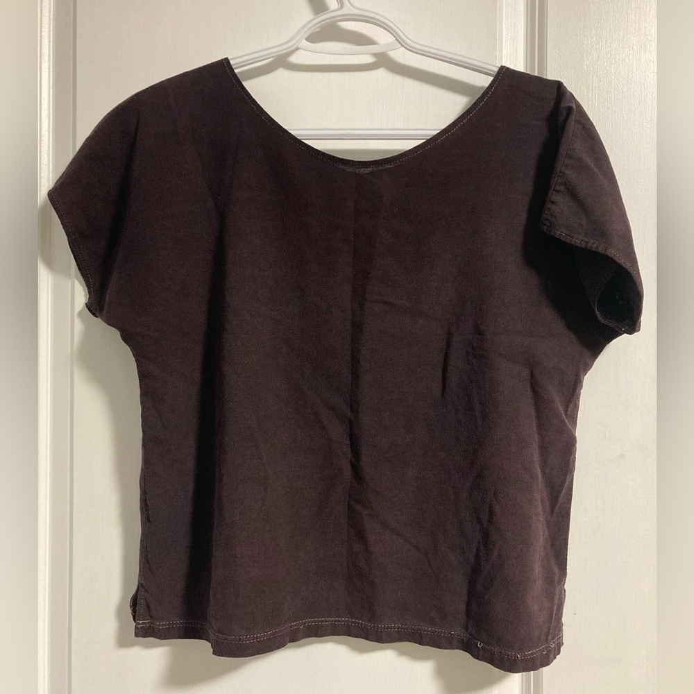 Silk Noil dolman tshirt slow fashion
